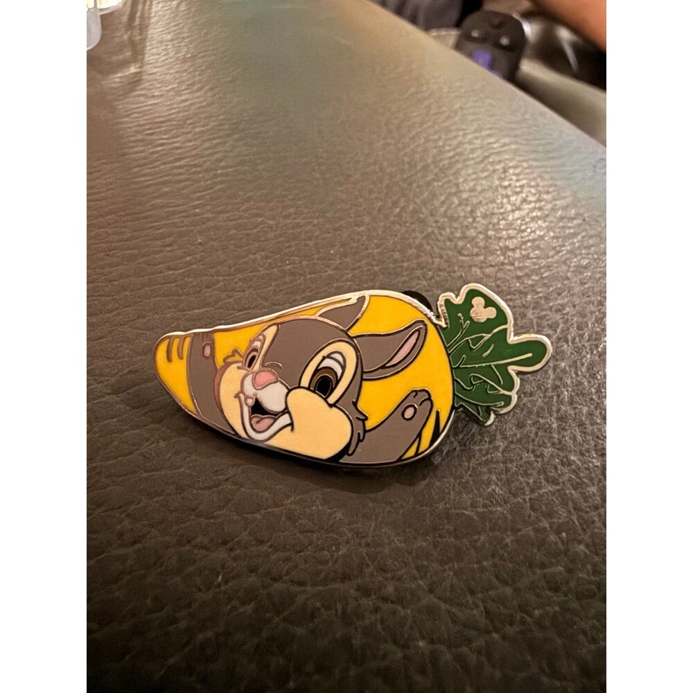 Hong Kong Hidden Mickey Game Carrot Thumper Bambi Disney Pin